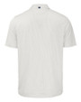 Louisville Cardinals College Vault Cutter & Buck Pike Eco Symmetry Print Stretch Recycled Mens Polo White/Polished Mannequin Back