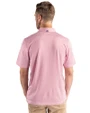San Francisco 49ers Americana Cutter & Buck Pike Eco Symmetry Print Stretch Recycled Mens Polo White/Red Back