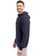 Indianapolis Colts Americana Cutter & Buck Roam Epic Versatility Half Zip Recycled Mens Hooded Pullover Navy Blue Side