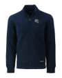 New England Patriots NFL Helmet Cutter & Buck Roam Epic Versatility Recycled Full Zip Mens Jacket Navy Blue Mannequin