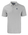 Penn State Nittany Lions Alumni Cutter & Buck Forge Eco Double Stripe Stretch Recycled Mens Polo Polished/White Mannequin