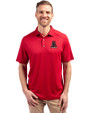 Alabama Crimson Tide College Vault Cutter & Buck Forge Eco Stretch Recycled Mens Big & Tall Polo Cardinal Red Front