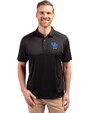 Kentucky Wildcats Alumni Cutter & Buck Forge Eco Stretch Recycled Mens Big & Tall Polo Black Front