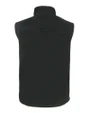 Nebraska Cornhuskers College Vault Cutter & Buck Charter Recycled Packable Mens Big & Tall Full Zip Vest Black Mannequin Back