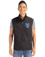 Air Force Falcons College Vault Cutter & Buck Charter Eco Full-Zip Mens Big & Tall Vest Black Front
