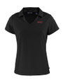 Texas Tech Red Raiders College Vault Cutter & Buck Daybreak Eco Recycled Womens V-neck Polo Black Mannequin