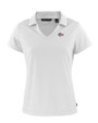 Kansas City Chiefs Americana Cutter & Buck Daybreak Eco Recycled Womens V-neck Polo White Mannequin