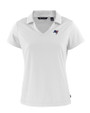 Tampa Bay Buccaneers Americana Cutter & Buck Daybreak Eco Recycled Womens V-neck Polo White Mannequin