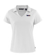 Pittsburgh Steelers Americana Cutter & Buck Daybreak Eco Recycled Womens V-neck Polo White Mannequin