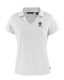 New Orleans Saints Americana Cutter & Buck Daybreak Eco Recycled Womens V-neck Polo White Mannequin