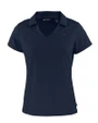 Baltimore Ravens Americana Cutter & Buck Daybreak Eco Recycled Womens V-neck Polo Navy Blue Mannequin