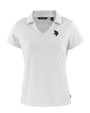 Minnesota Vikings Americana Cutter & Buck Daybreak Eco Recycled Womens V-neck Polo White Mannequin