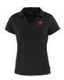 Oklahoma State Cowboys Alumni Cutter & Buck Daybreak Eco Recycled Womens V-neck Polo Black Mannequin