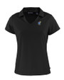 Kansas Jayhawks Alumni Cutter & Buck Daybreak Recycled Womens V-Neck Polo Black Mannequin
