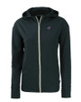 Carolina Panthers Americana Cutter & Buck Daybreak Eco Recycled Womens Full Zip Hoodie Navy Blue Mannequin