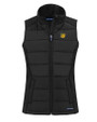 Baylor Sailor Bear College Vault Cutter & Buck Evoke Hybrid Softshell Recycled Womens Full Zip Vest BL_MANN_HG 