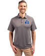 Air Force Falcons College Vault Cutter & Buck Forge Eco Stretch Recycled Mens Polo Elemental Grey Front