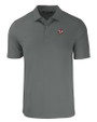 Louisville Cardinals College Vault Cutter & Buck Forge Eco Stretch Recycled Mens Polo Elemental Grey Mannequin