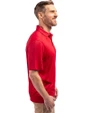 San Francisco 49ers NFL Helmet Cutter & Buck Forge Eco Stretch Recycled Mens Polo Cardinal Red Side