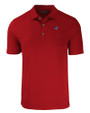 Carolina Panthers Americana Cutter & Buck Forge Eco Stretch Recycled Mens Polo Cardinal Red Mannequin