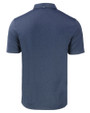 Carolina Panthers Americana Cutter & Buck Forge Eco Stretch Recycled Mens Polo Dark Navy Blue Heather Mannequin Back