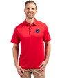 Miami Dolphins Americana Cutter & Buck Forge Eco Stretch Recycled Mens Polo Red Front
