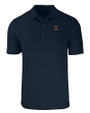 Texas Longhorns Alumni Cutter & Buck Forge Eco Stretch Recycled Mens Polo Navy Blue Mannequin
