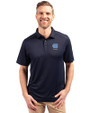 North Carolina Tar Heels Alumni Cutter & Buck Forge Eco Stretch Recycled Mens Polo Navy Blue Front