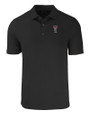 Texas Tech Red Raiders Alumni Cutter & Buck Forge Eco Stretch Recycled Mens Polo Black Mannequin