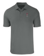 Texas Tech Red Raiders Alumni Cutter & Buck Forge Eco Stretch Recycled Mens Polo Elemental Grey Mannequin