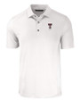 Texas Tech Red Raiders Alumni Cutter & Buck Forge Eco Stretch Recycled Mens Polo White Mannequin
