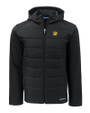 Baylor Sailor Bear College Vault Cutter & Buck Evoke Hybrid Softshell Recycled Full Zip Mens Hooded Jacket BL_MANN_HG 
