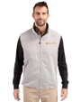 Tennessee Volunteers Alumni Cutter & Buck Charter Eco Recycled Mens Full-Zip Vest Polished Medium Gray Front