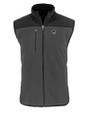Penn State Nittany Lions Alumni Cutter & Buck Cascade Eco Fleece Mens Vest Elemental Grey/Black Mannequin