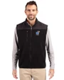Kansas Jayhawks Alumni Cutter & Buck Cascade Eco Fleece Mens Vest Black Front