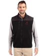 Alabama Crimson Tide Alumni Cutter & Buck Cascade Eco Fleece Mens Vest Black Front