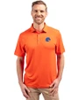 Boise State Broncos Cutter & Buck Forge Eco Stretch Recycled Mens Polo College Orange Front