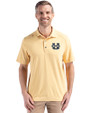 Utah State Aggies Cutter & Buck Forge Eco Stretch Recycled Mens Polo Desert Front