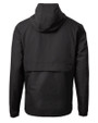 Bowie State Bulldogs Cutter & Buck Charter Eco Recycled Mens Anorak Jacket Black Mannequin Back