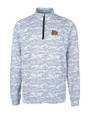 Drexel Dragons Cutter & Buck Traverse Stretch Eco Camo Print Quarter Zip Mens Big and Tall Pullover CC_MANN_HG 