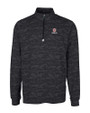 Bradley Braves Cutter & Buck Traverse Stretch Eco Camo Print Quarter Zip Mens Big and Tall Pullover BL_MANN_HG 