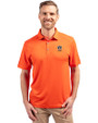Auburn Tigers Alumni Cutter & Buck Forge Eco Stretch Recycled Mens Big & Tall Polo College Orange Front