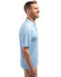 The Citadel Bulldogs Cutter & Buck Forge Eco Heather Stripe Stretch Recycled Mens Big & Tall Polo Atlas Heather Side