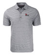 Central Missouri Mules Cutter & Buck Forge Eco Heather Stripe Stretch Recycled Mens Big & Tall Polo BLH_MANN_HG 