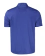 Delaware Fightin' Blue Hens College Vault Cutter & Buck Pike Eco Tonal Geo Print Stretch Recycled Mens Big & Tall Polo Tour Blue Mannequin Back