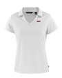 Eastern Kentucky Colonels Cutter & Buck Daybreak Eco Recycled Womens V-neck Polo White Mannequin