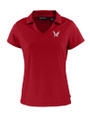 Eastern Washington Eagles Cutter & Buck Daybreak Eco Recycled Womens V-neck Polo Cardinal Red Mannequin
