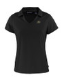 Colorado Buffaloes Cutter & Buck Daybreak Eco Recycled Womens V-neck Polo Black Mannequin