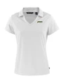 Florida A&M Rattlers Cutter & Buck Daybreak Eco Recycled Womens V-neck Polo White Mannequin