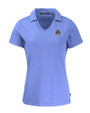 East Carolina Pirates Cutter & Buck Daybreak Eco Recycled Womens V-neck Polo Hyacinth Mannequin